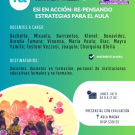 Jornada Taller: “ESI en acción: Re-pensando estrategias para el aula”
